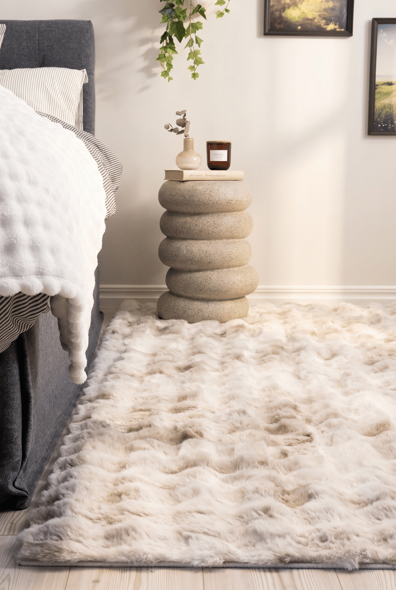 Maskinvævet tæppe KM Home Cloud Bubble 230x330 Melange - Melange - Tekstiler - Tæpper - Moderne tæppe - Ryatæpper