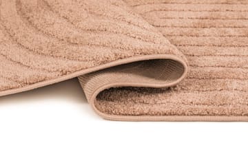 Maskinvævet tæppe KM Home Genova Zen Rund 160x160 cm Peach - Peach - Tekstiler - Tæpper - Moderne tæppe - Wiltontæpper