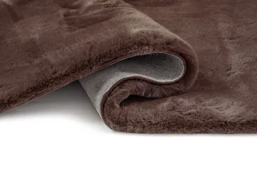 Maskinvævet tæppe KM Home Heaven Deluxe KVADRAT 200x200 Chokolade - Chokolade - Tekstiler - Tæpper - Moderne tæppe - Wiltontæpper