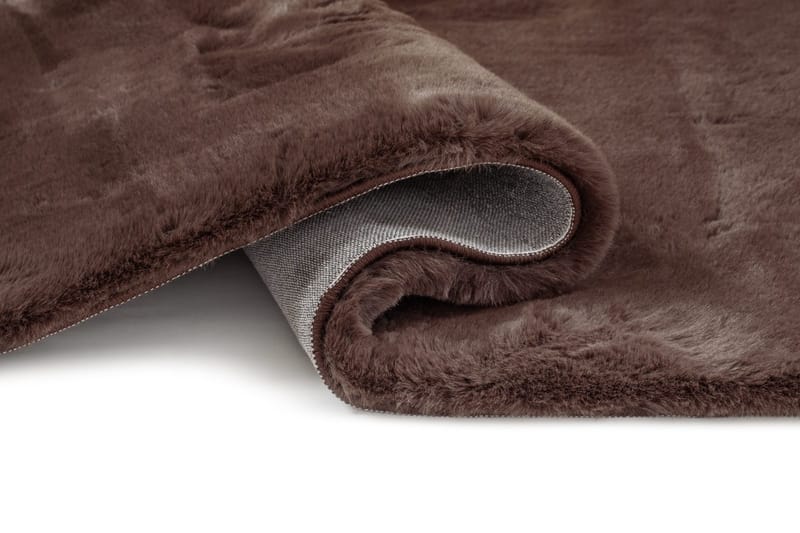 Maskinvævet tæppe KM Home Heaven Deluxe KVADRAT 200x200 Chokolade - Chokolade - Tekstiler - Tæpper - Moderne tæppe - Wiltontæpper