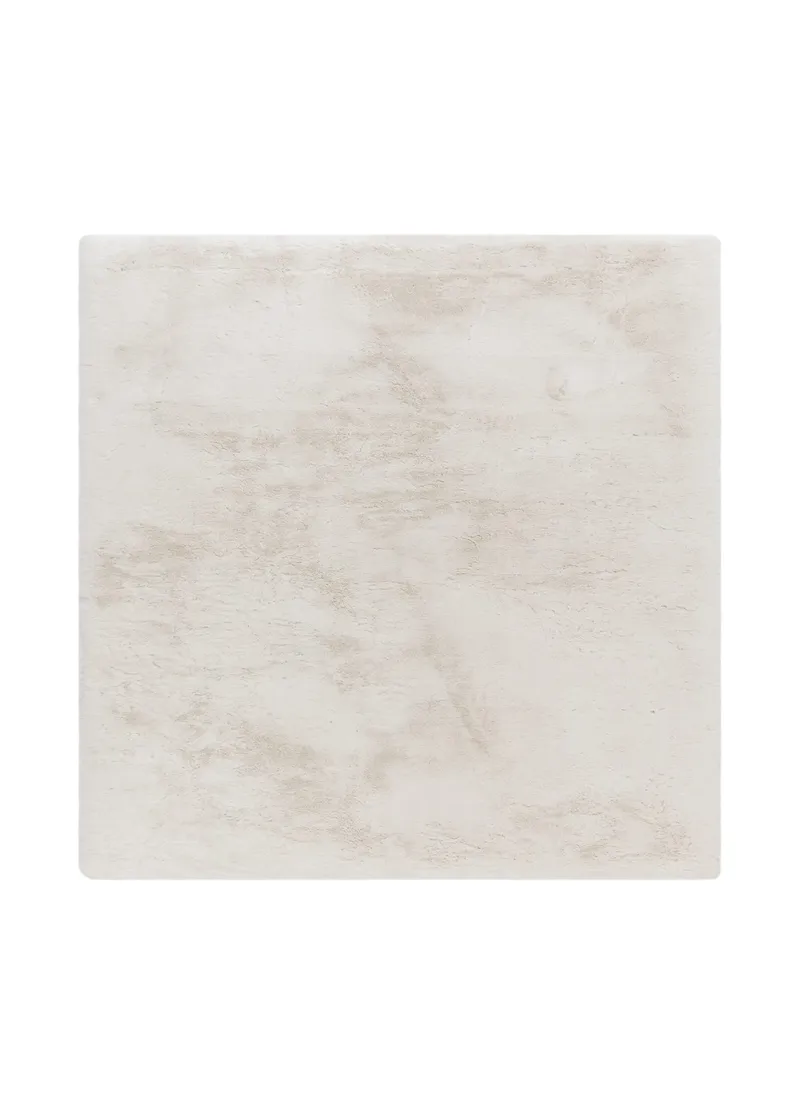Maskinvævet tæppe KM Home Heaven Deluxe KVADRAT 200x200 Creme, Creme