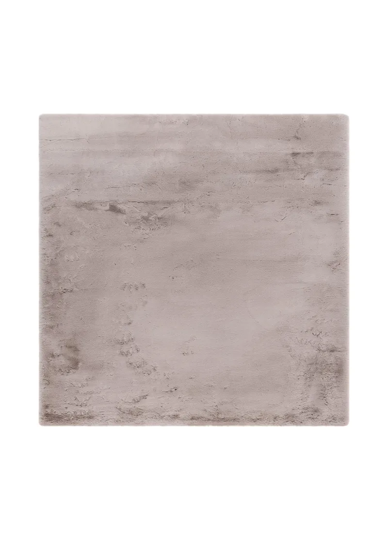 Maskinvævet tæppe KM Home Heaven Deluxe KVADRAT 200x200 Greige, Greige