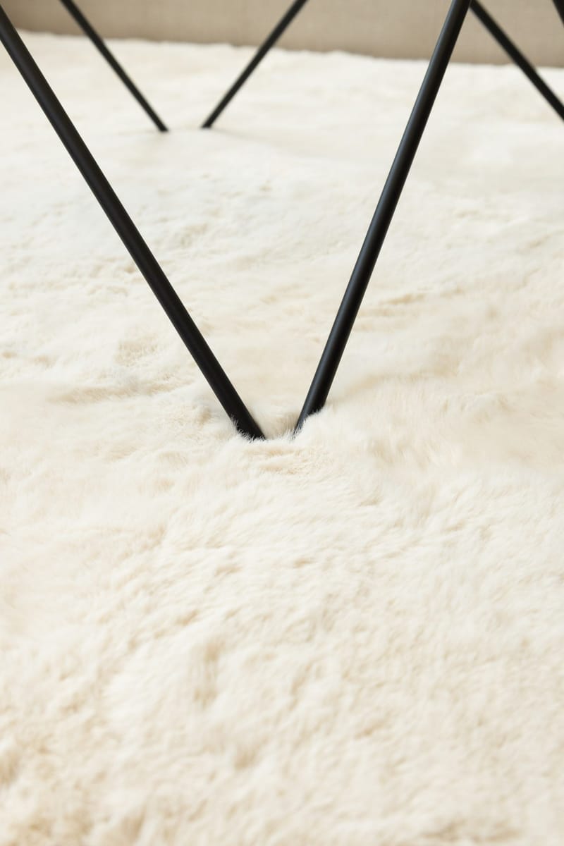 Maskinvævet tæppe KM Home Heaven Deluxe KVADRAT 200x200 Natur - Natur - Tekstiler - Tæpper - Moderne tæppe - Wiltontæpper
