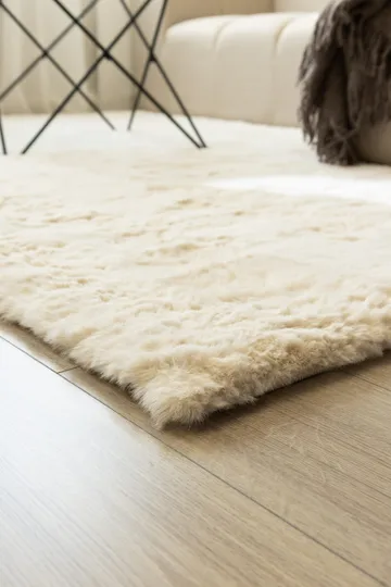 Maskinvævet tæppe KM Home Heaven Deluxe KVADRAT 200x200 Natur - Natur - Tekstiler - Tæpper - Moderne tæppe - Wiltontæpper