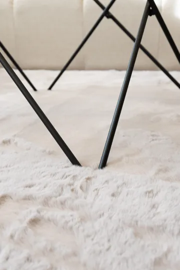 Maskinvævet tæppe KM Home Heaven Deluxe RUND 160x160 Greige - Greige - Tekstiler - Tæpper - Moderne tæppe - Wiltontæpper