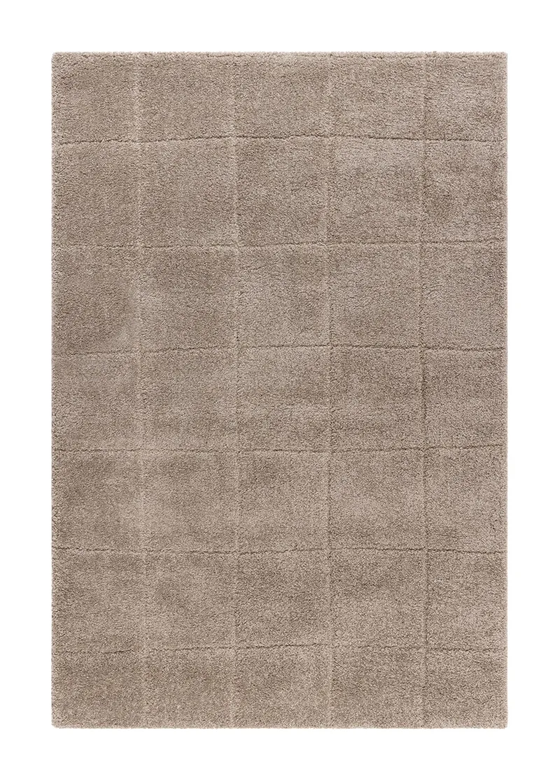 Maskinvævet tæppe KM Home Montana Square 160x230 Greige, Greige
