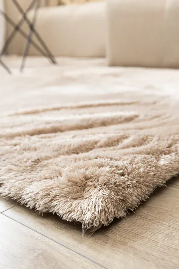Maskinvævet tæppe KM Home Novelle 160x230 Hør - Hør - Tekstiler - Tæpper - Moderne tæppe - Ryatæpper