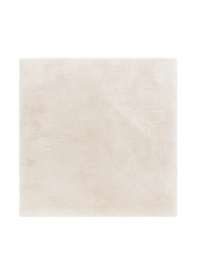Maskinvævet tæppe KM Home Novelle KVADRAT 200x200 Creme, Creme