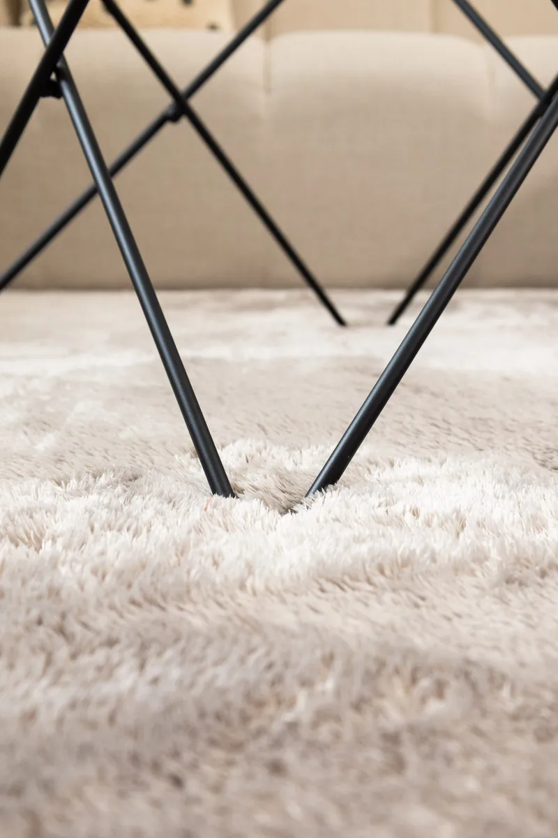 Maskinvævet tæppe KM Home Novelle KVADRAT 240x240 Grå - Grå - Tekstiler - Tæpper - Moderne tæppe - Ryatæpper
