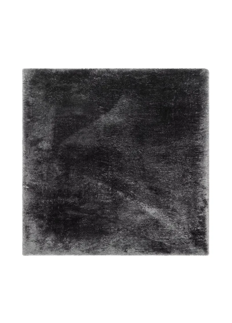 Maskinvævet tæppe KM Home Novelle KVADRAT 240x240 Grafit, Grafit