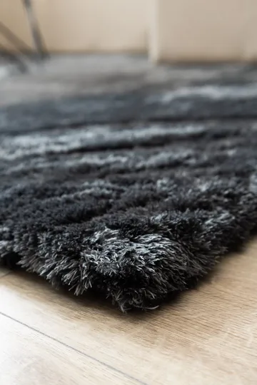 Maskinvævet tæppe KM Home Novelle KVADRAT 240x240 Grafit - Grafit - Tekstiler - Tæpper - Moderne tæppe - Ryatæpper