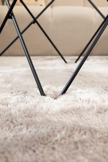 Maskinvævet tæppe KM Home Novelle RUND 120x120 Grå - Grå - Tekstiler - Tæpper - Moderne tæppe - Ryatæpper