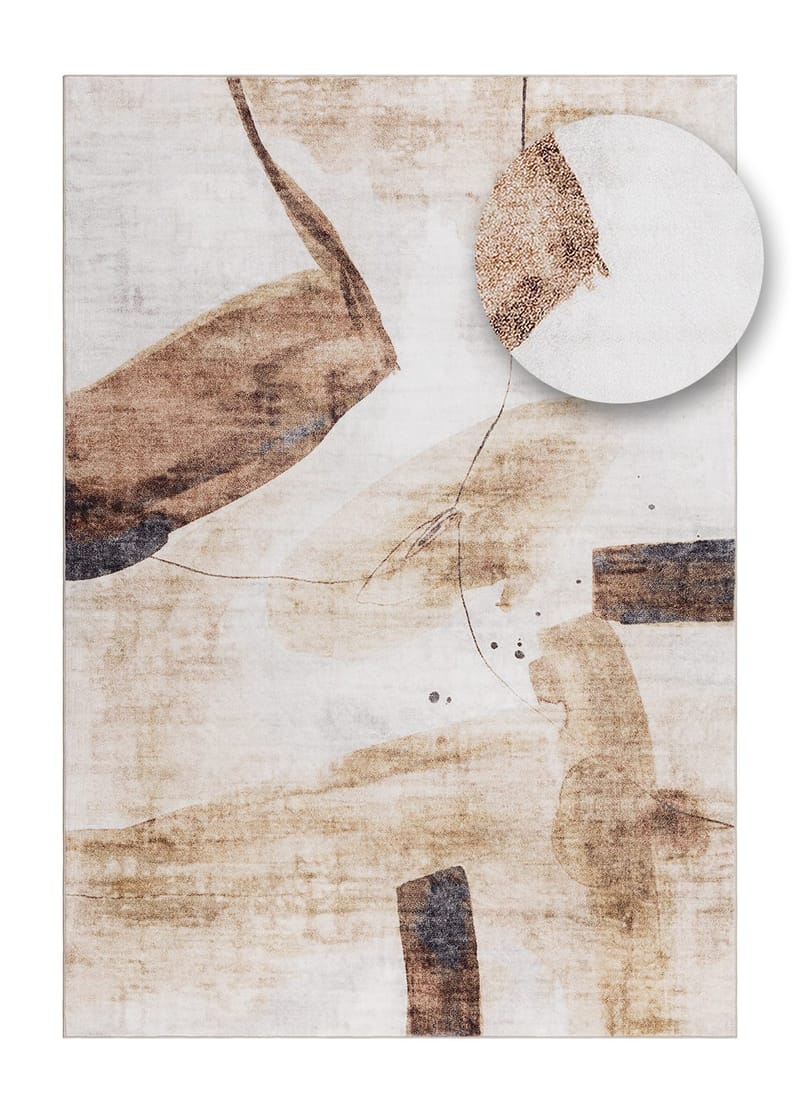 Maskinvævet tæppe KM Home Tarfaya 160x230 cm Natur - Natur - Tekstiler - Tæpper - Moderne tæppe - Wiltontæpper