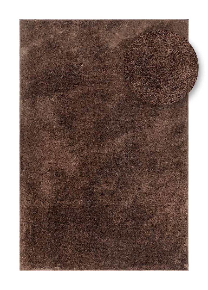Maskinvævet tæppe KM Home Tender 160x230 Chokolade - Chokolade - Tekstiler - Tæpper - Moderne tæppe - Wiltontæpper