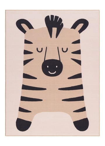Maskinvævet tæppe KM Home Play Zebra 140x200 Linned - Linned - Tekstiler - Tæpper - Moderne tæppe - Wiltontæpper