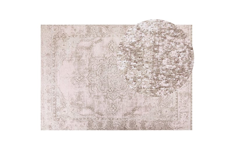 Matarim Ryetæppe 160x230 cm - Rosa - Tekstiler - Tæpper - Moderne tæppe - Ryatæpper