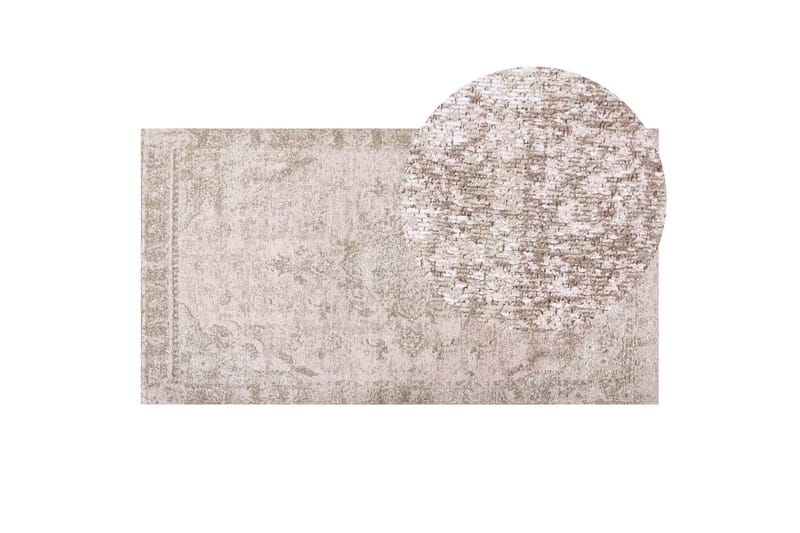 Matarim Ryetæppe 80x150 cm - Rosa - Tekstiler - Tæpper - Moderne tæppe - Ryatæpper