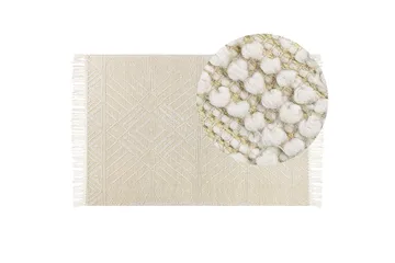 Mavikent Uldtæppe 160x230 cm - Beige - Tekstiler - Tæpper - Moderne tæppe - Uldtæppe