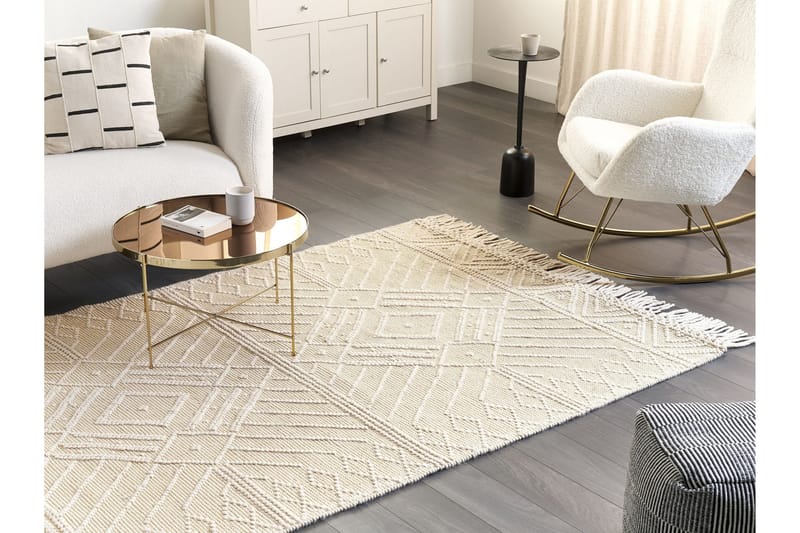 Mavikent Uldtæppe 160x230 cm, Beige