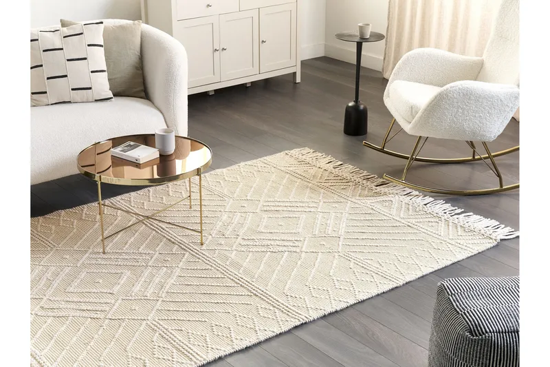 Mavikent Uldtæppe 160x230 cm, Beige