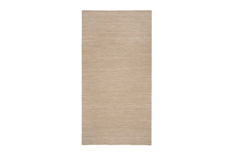 Megha Uldtæppe 75x230 cm, Sand