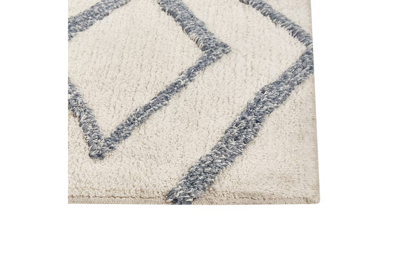 Menderes Ryetæppe 160x230 cm - Beige - Tekstiler - Tæpper - Moderne tæppe - Ryatæpper