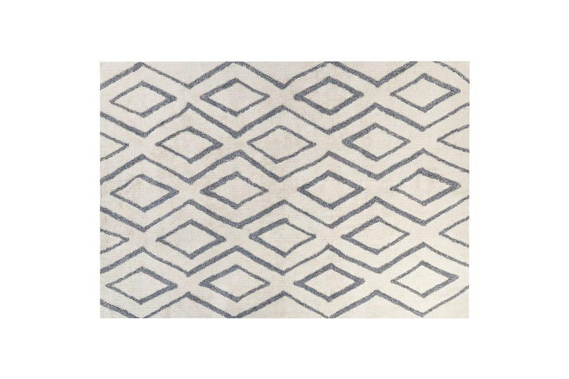 Menderes Ryetæppe 160x230 cm - Beige - Tekstiler - Tæpper - Moderne tæppe - Ryatæpper