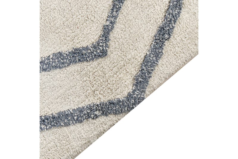 Menderes Ryetæppe 160x230 cm - Beige - Tekstiler - Tæpper - Moderne tæppe - Ryatæpper