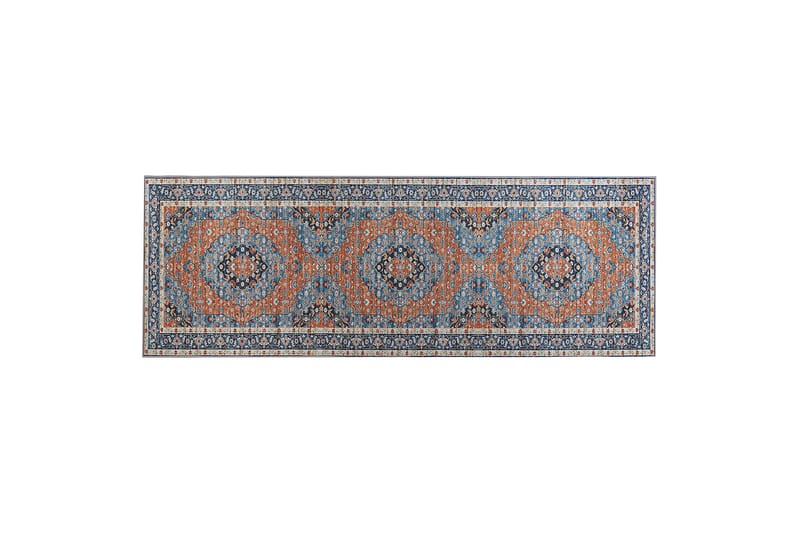 Midalam Ryetæppe 70x200 cm - Blå - Tekstiler - Tæpper - Moderne tæppe - Ryatæpper