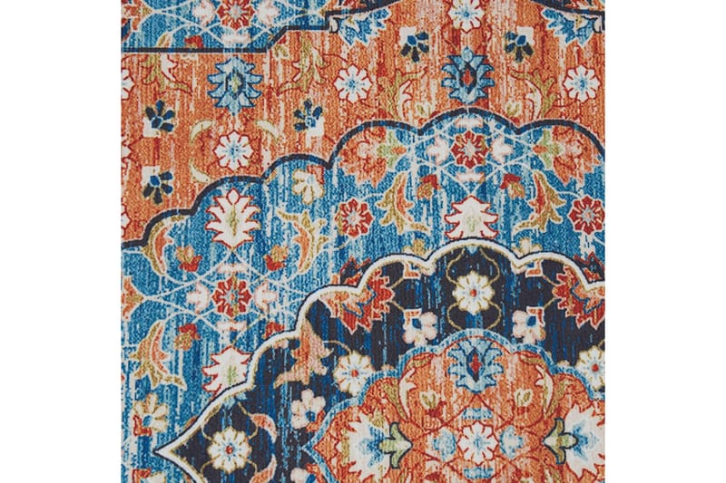 Midalam Ryetæppe 80x240 cm - Blå - Tekstiler - Tæpper - Moderne tæppe - Gangmåtter