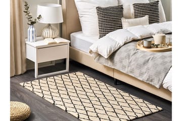 Midyat Ryetæppe 80x150 cm - Beige - Tekstiler - Tæpper - Moderne tæppe - Wiltontæpper