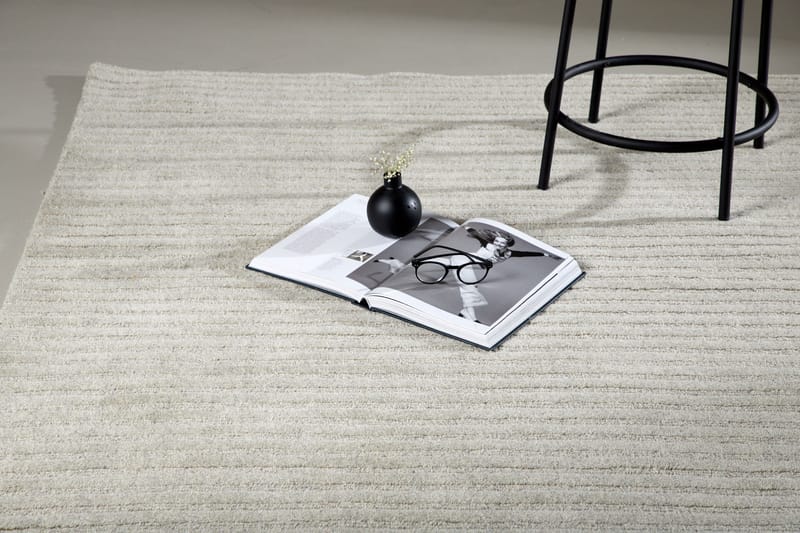 Milton Uldtæppe 200x300 cm, Lysegrå