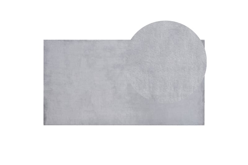 Mirpur Skindtæppe 80x150 cm - Grå - Tekstiler - Tæpper - Moderne tæppe - Wiltontæpper
