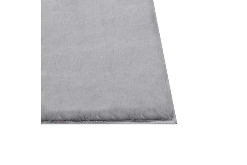 Mirpur Skindtæppe 80x150 cm - Grå - Tekstiler - Tæpper - Moderne tæppe - Wiltontæpper