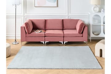 Mirpur Skindtæppe 80x150 cm - Grå - Tekstiler - Tæpper - Moderne tæppe - Wiltontæpper