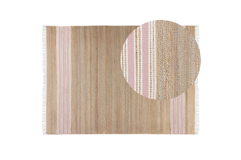Mirza Jutetæppe 160x230 cm - Beige - Tekstiler - Tæpper - Moderne tæppe - Sisaltæpper