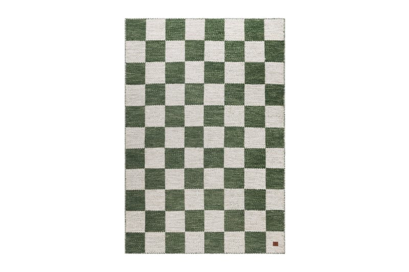 Moharan Uldtæppe 140x200 cm Rektangulært - Smaragdgrøn - Tekstiler - Tæpper - Moderne tæppe - Uldtæppe