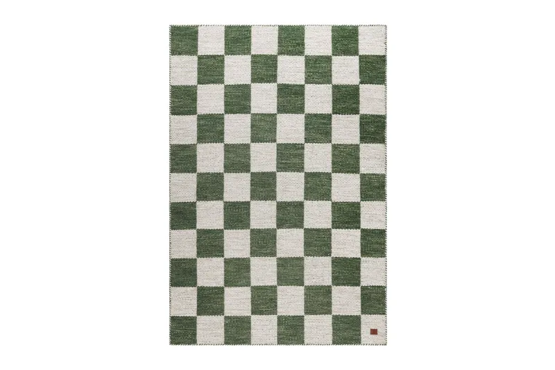 Moharan Uldtæppe 240x340 cm Rektangulært - Smaragdgrøn - Tekstiler - Tæpper - Moderne tæppe - Uldtæppe