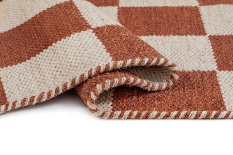 Moharan Uldtæppe 240x340 cm Rektangulært - Terrakotta - Tekstiler - Tæpper - Moderne tæppe - Uldtæppe