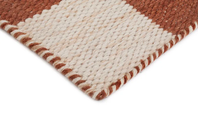 Moharan Uldtæppe 240x340 cm Rektangulært - Terrakotta - Tekstiler - Tæpper - Moderne tæppe - Uldtæppe