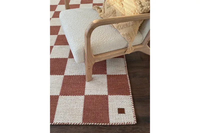 Moharan Uldtæppe 240x340 cm Rektangulært - Terrakotta - Tekstiler - Tæpper - Moderne tæppe - Uldtæppe