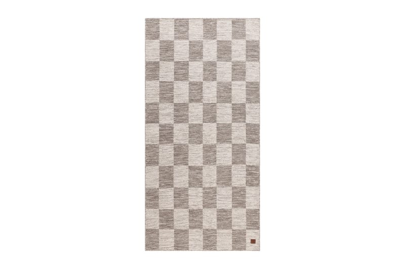 Moharan Uldtæppe 75x200 cm Aflangt - Grå - Tekstiler - Tæpper - Moderne tæppe - Uldtæppe