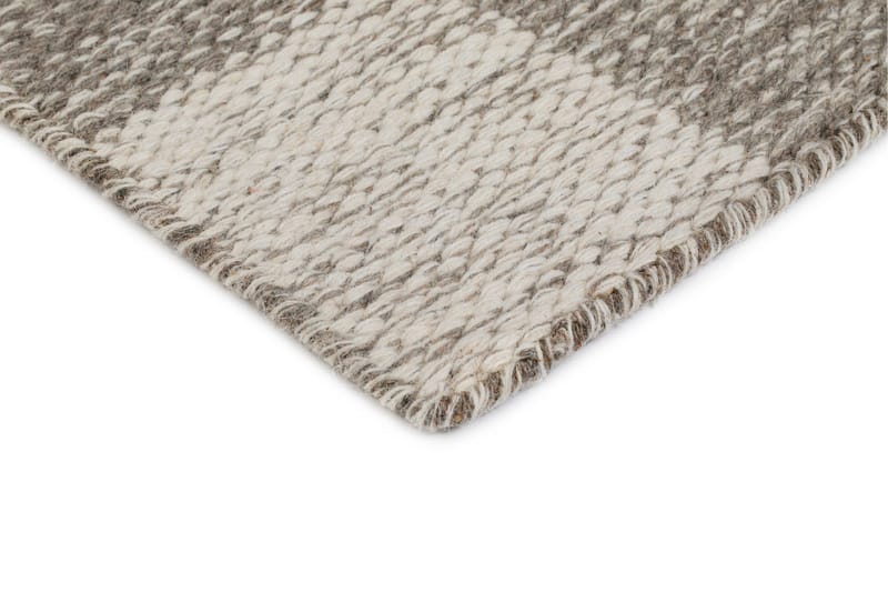 Moharan Uldtæppe 75x200 cm Aflangt - Grå - Tekstiler - Tæpper - Moderne tæppe - Uldtæppe