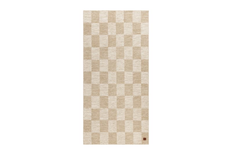 Moharan Uldtæppe 75x200 cm Aflangt - Linned - Tekstiler - Tæpper - Moderne tæppe - Uldtæppe
