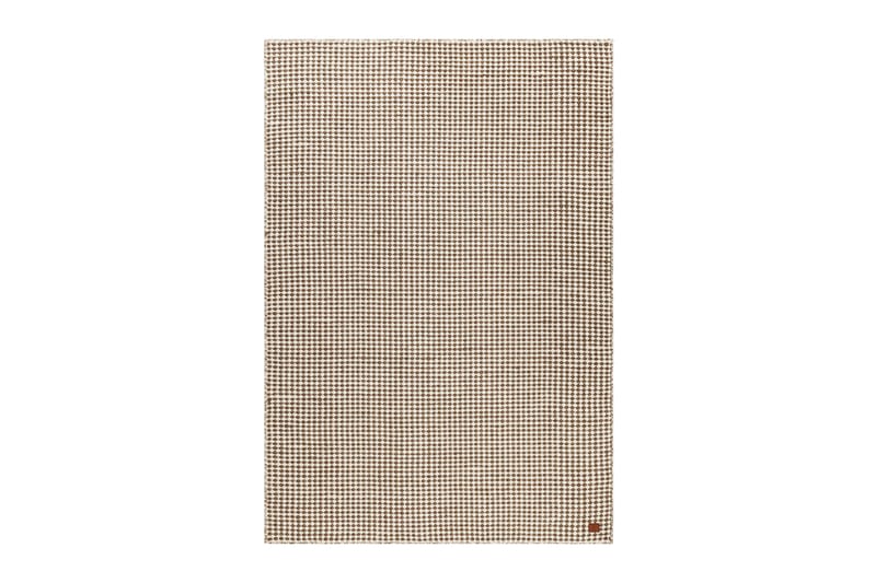 Mohardi Uldtæppe 140x200 cm Rektangulært - Mørk beige - Tekstiler - Tæpper - Moderne tæppe - Uldtæppe