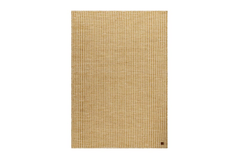 Mohardi Uldtæppe 160x230 cm Rektangulært - Gul - Tekstiler - Tæpper - Moderne tæppe - Uldtæppe
