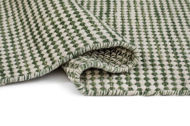 Mohardi Uldtæppe 240x340 cm Rektangulært - Smaragdgrøn - Tekstiler - Tæpper - Moderne tæppe - Uldtæppe