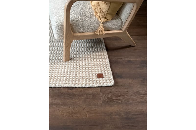 Mohardi Uldtæppe 80x200 cm Aflangt - Linned - Tekstiler - Tæpper - Moderne tæppe - Uldtæppe