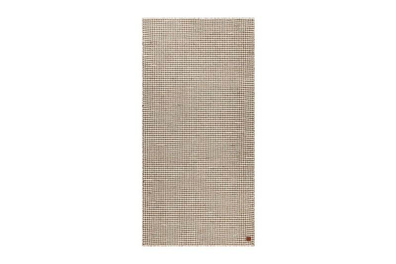 Mohardi Uldtæppe 80x300 cm Aflangt - Mørk beige - Tekstiler - Tæpper - Moderne tæppe - Uldtæppe