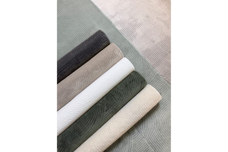 Momita Friezetæppe 160x230 cm Rektangulært - Grøn - Tekstiler - Tæpper - Moderne tæppe - Wiltontæpper